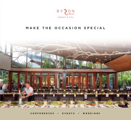 Byron at Byron Resort and Spa Conference, Wedding, and Events Guide 2017