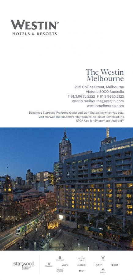 Westin Melbourne Cmap 2017